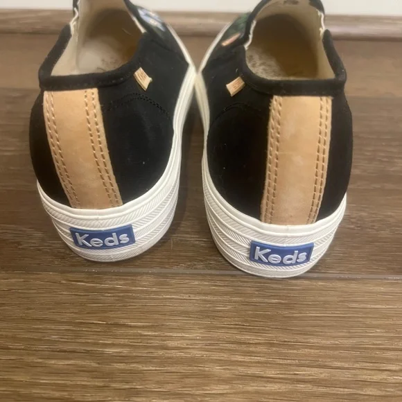 Keds x Rifle Paper Co. Triple Decker Botanical Embellished Slip-On Sneaker, Sz 7 - Picture 8 of 8